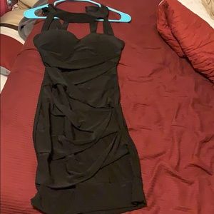 Black cocktail dress